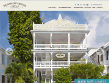 Tablet Screenshot of islandcityhouse.com